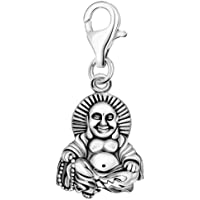 Quiges Charm con Cierre en Argent 925 Buda para Pulseras